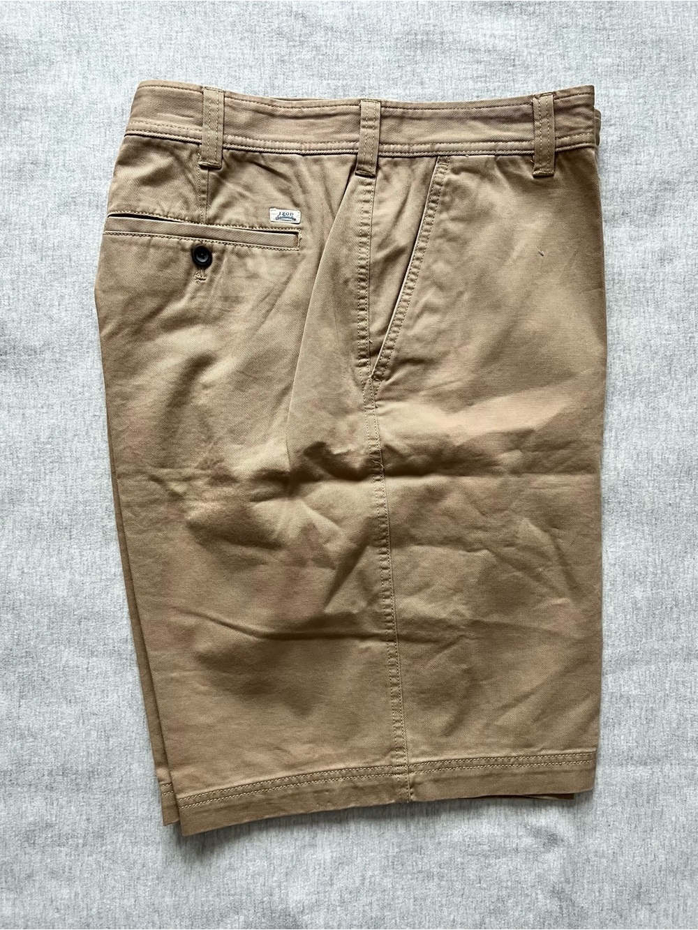 Izod Men’s Straight Fit Tan Chino Shorts